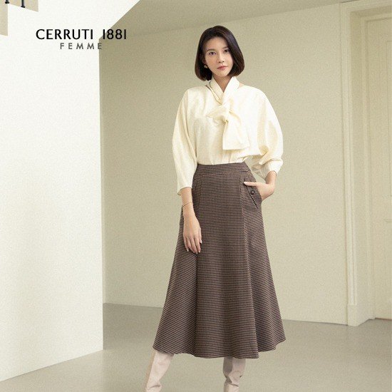 2-2 1만원 세루티1881 22FW 체크스커트