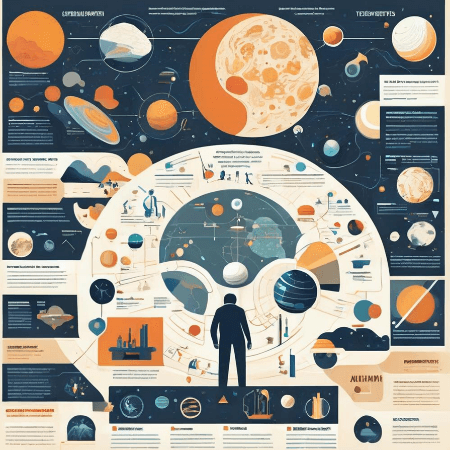 외계행성을 연구하는 상상도