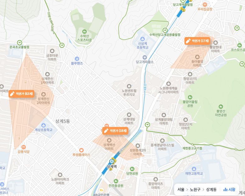 학원가