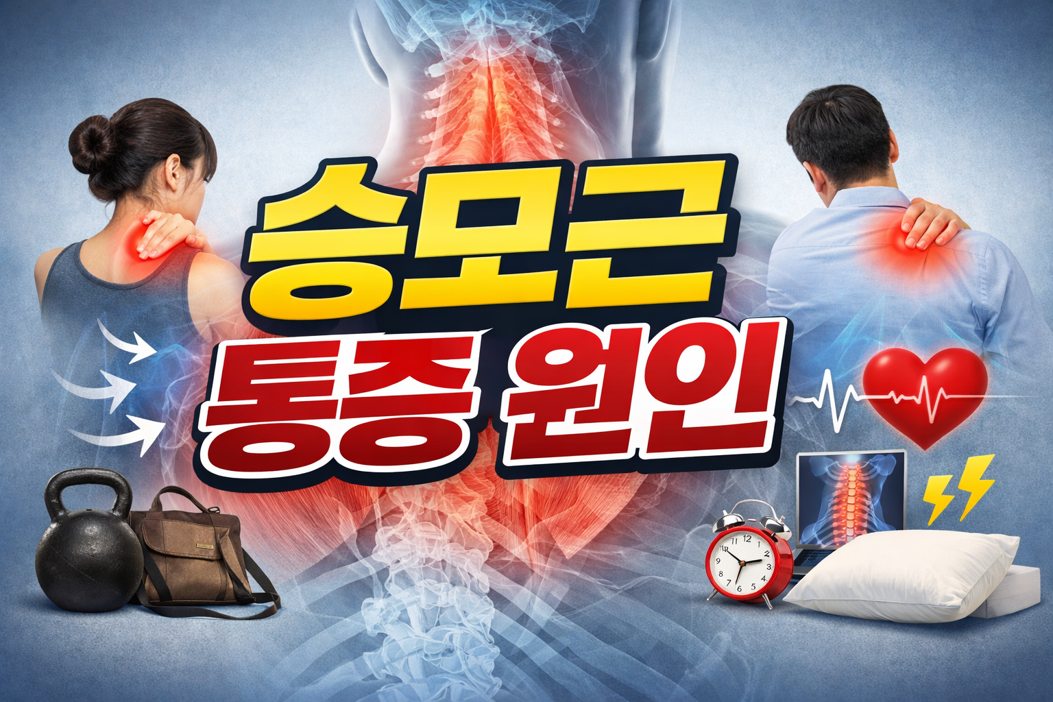 승모근 통증 원인