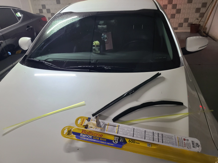 와이퍼 장착 완료