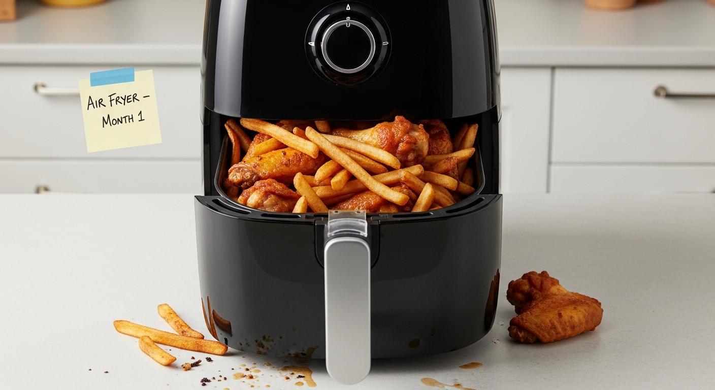 용량 부족 에어프라이어 1달 사용 후기
