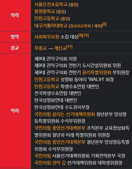 최인호 관악구 의원 프로필