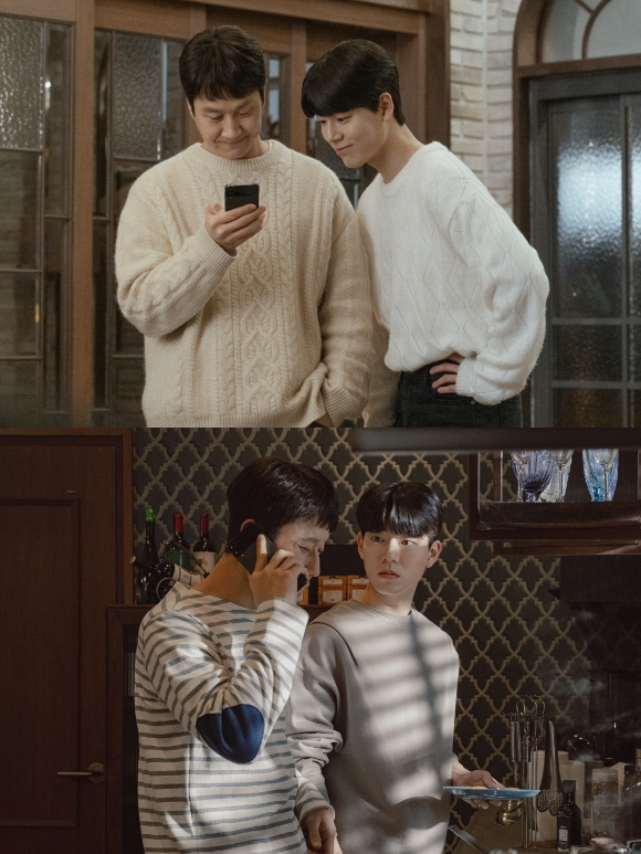 '기적의 형제' 배현성과 정우가 티격태격 케미를 보여주고 있다. [사진=MI, SLL]