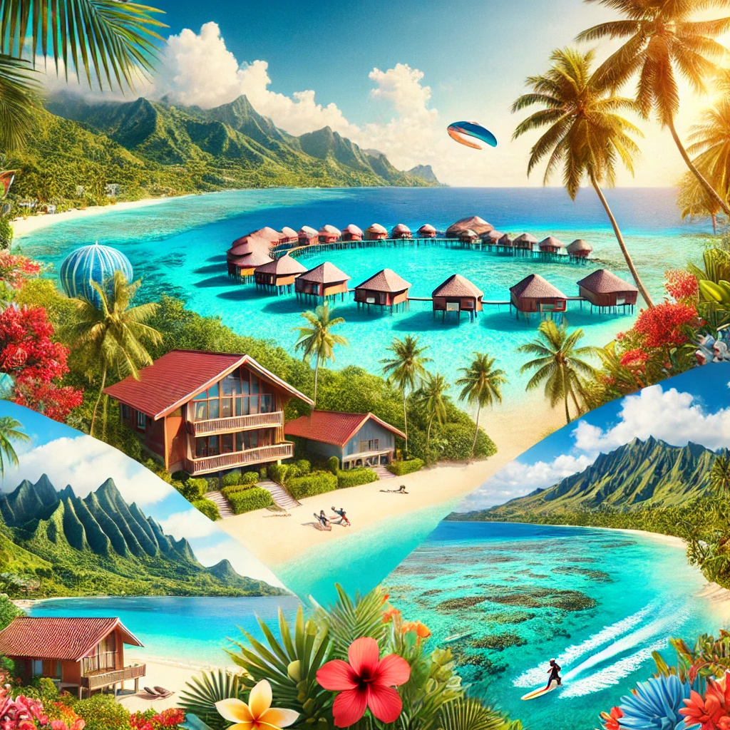 오키나와,하와이, 몰디브 이미지 사진