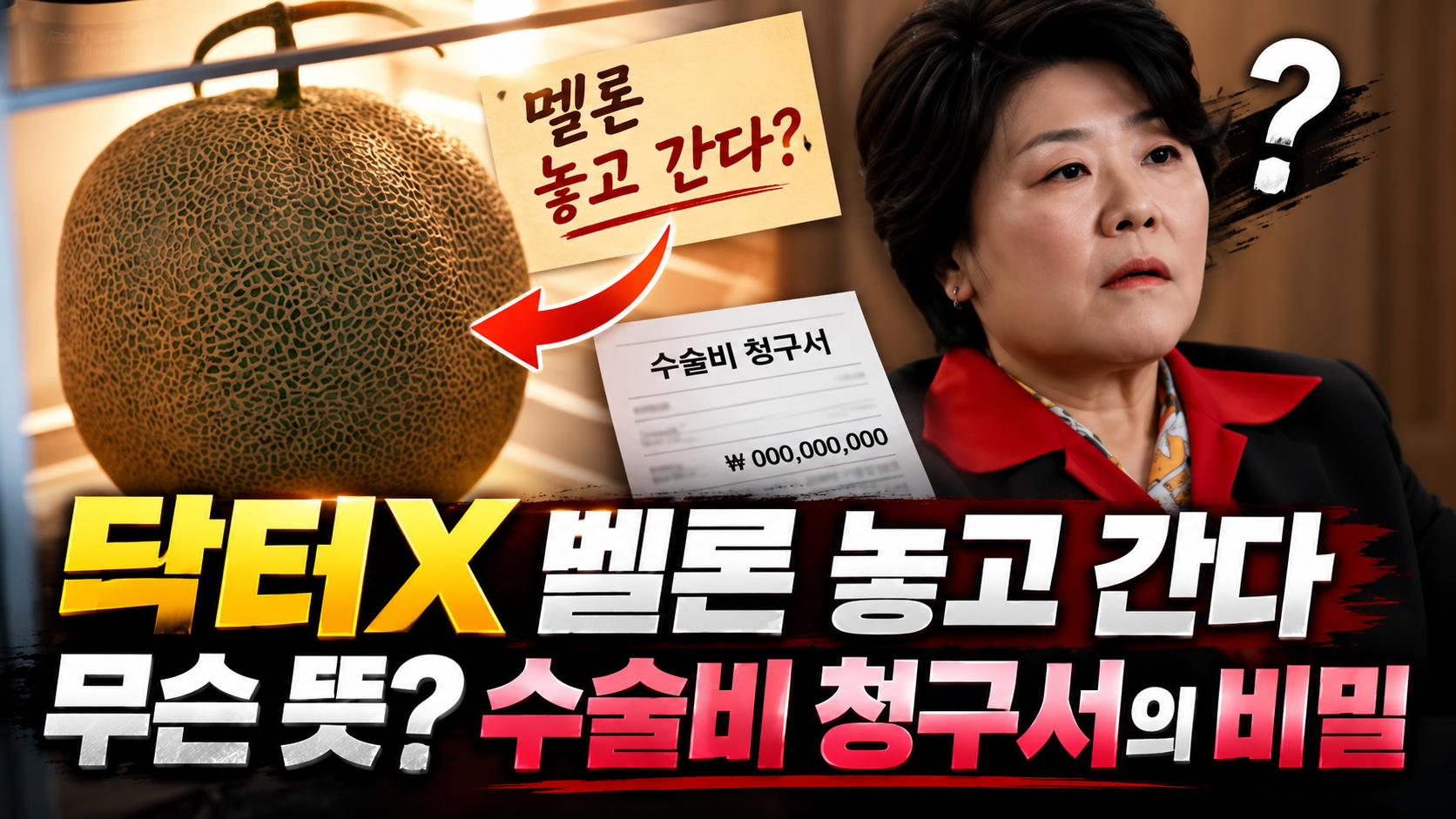 닥터X 멜론 놓고 간다 무슨 뜻? 일본 원작 멜론과 수술비 청구서의 비밀