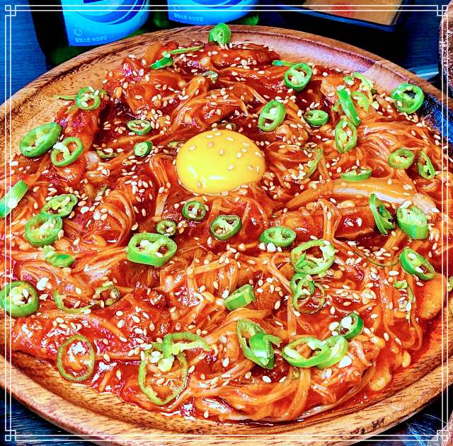 부산 명지 맛집 누룽닭, 누른 닭구이