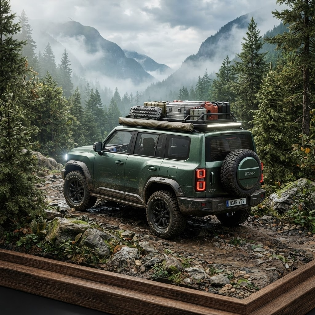 KGM 코란도 후속 유력 아이카 V27 EREV 오프로드 SUV