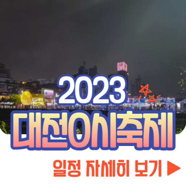 대전 0시 축제 일정 보기