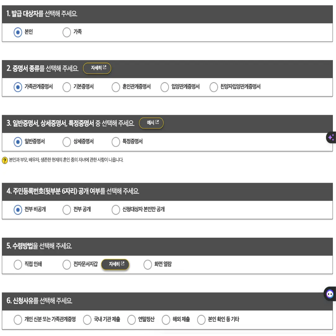 발급화면