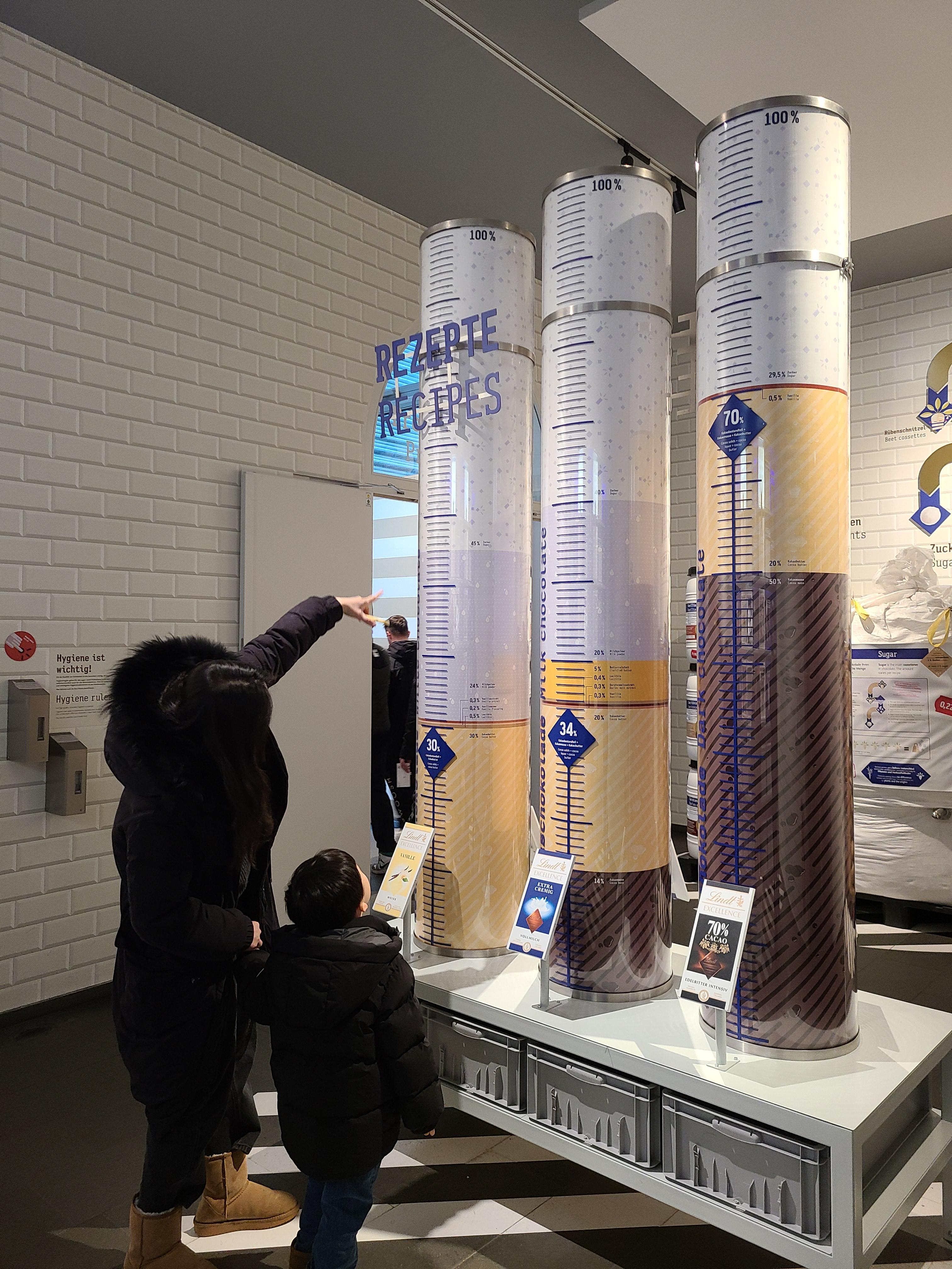쾰른 임호프 초콜릿박물관 초콜릿 카카오 함유량