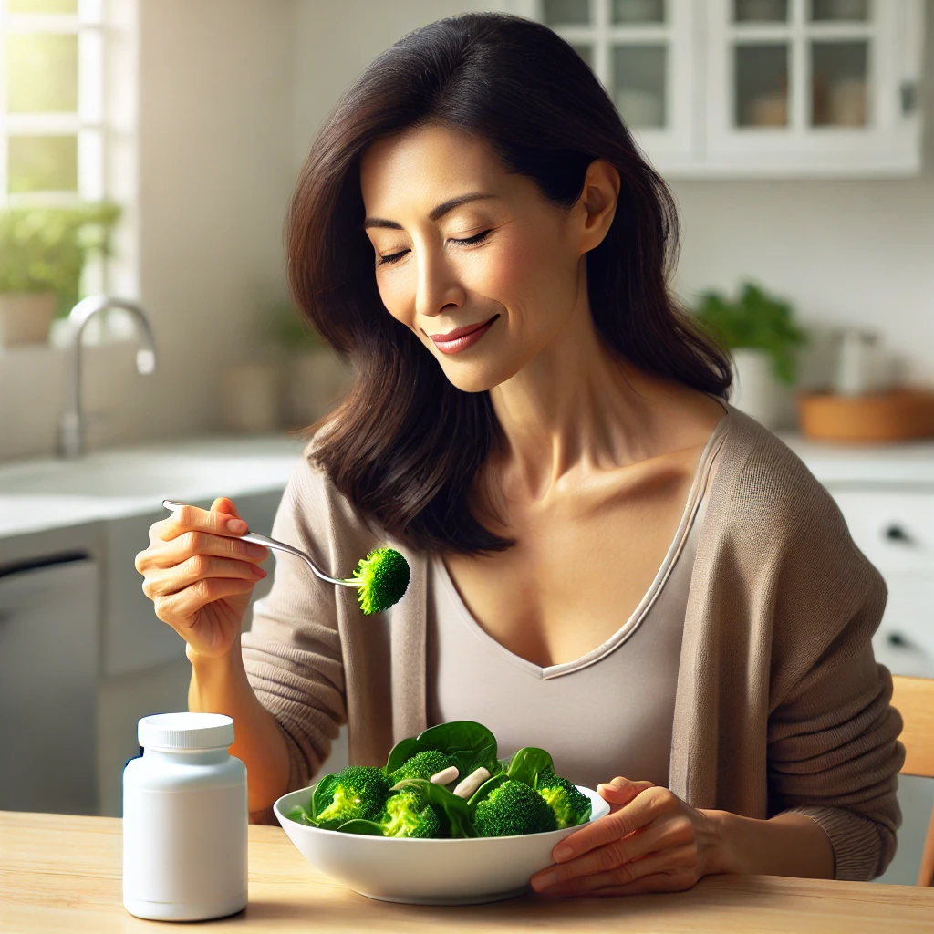 자연식품-영양-섭취하는-여성