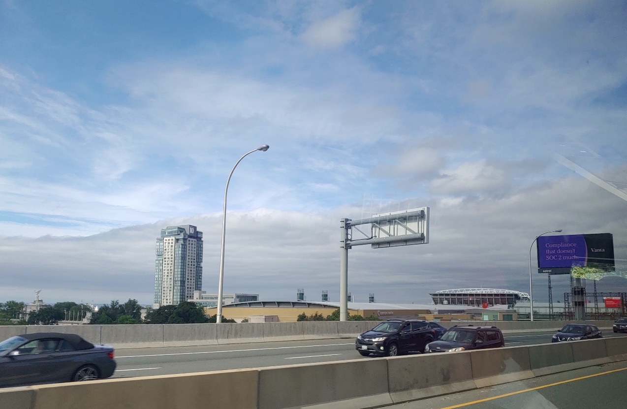 캐나다 나이아가라 폭포로 가는 길