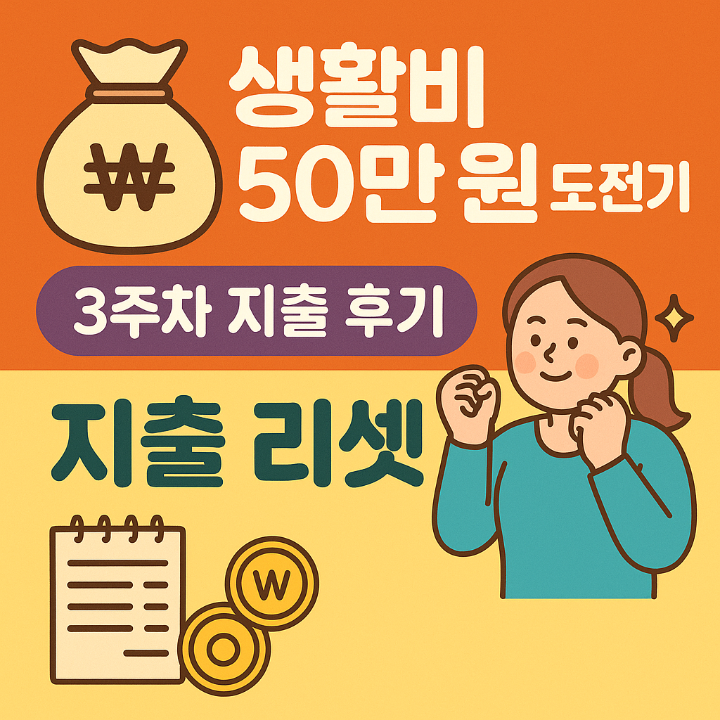 생활비 절약 3주차 후기