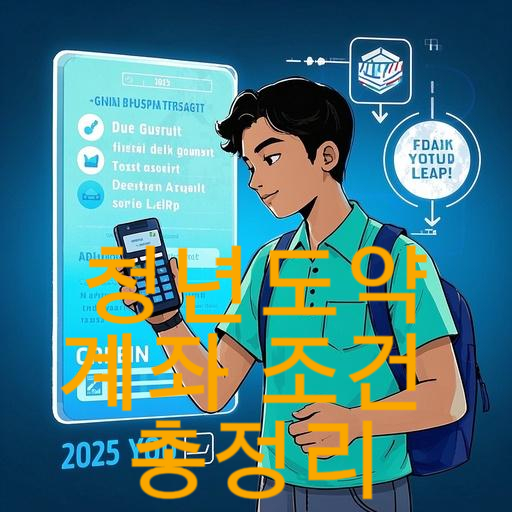 청년도약계좌 조건 총정리