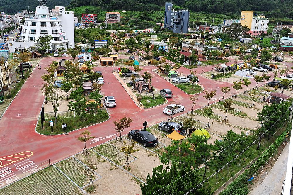 경상남도 거제시 학동자동차 야영장 소개