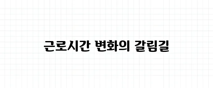근로시간 단축, 기업과 노동자의 명암