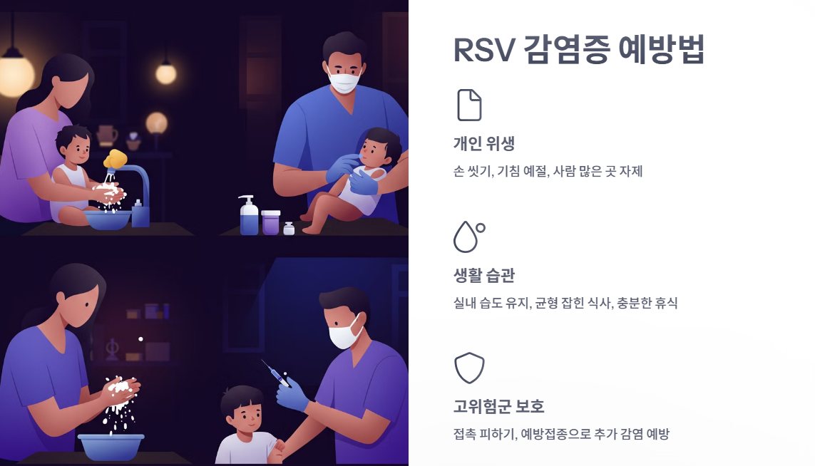 RSV 감염증 예방법
