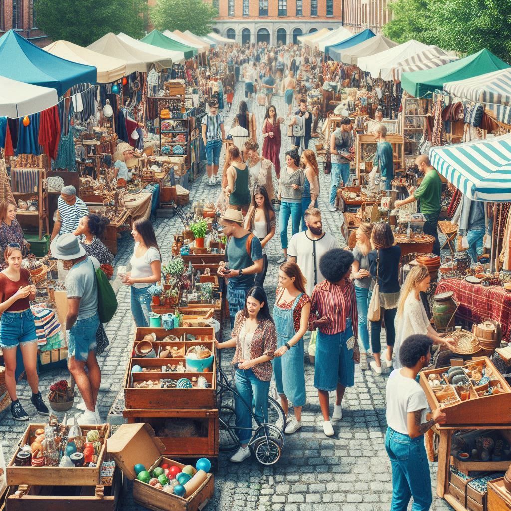 플리 마켓에서 경제적 소비