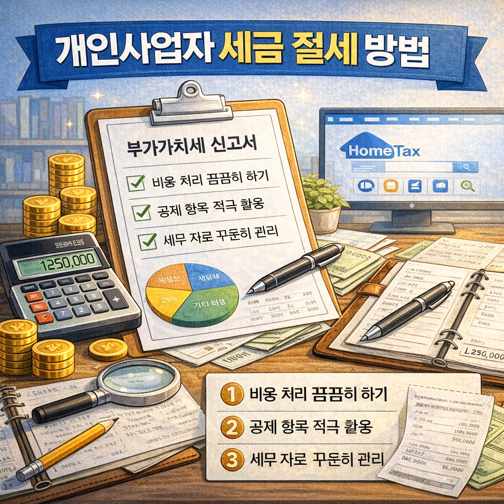 개인사업자 세금 절세 방법 관련 이미지