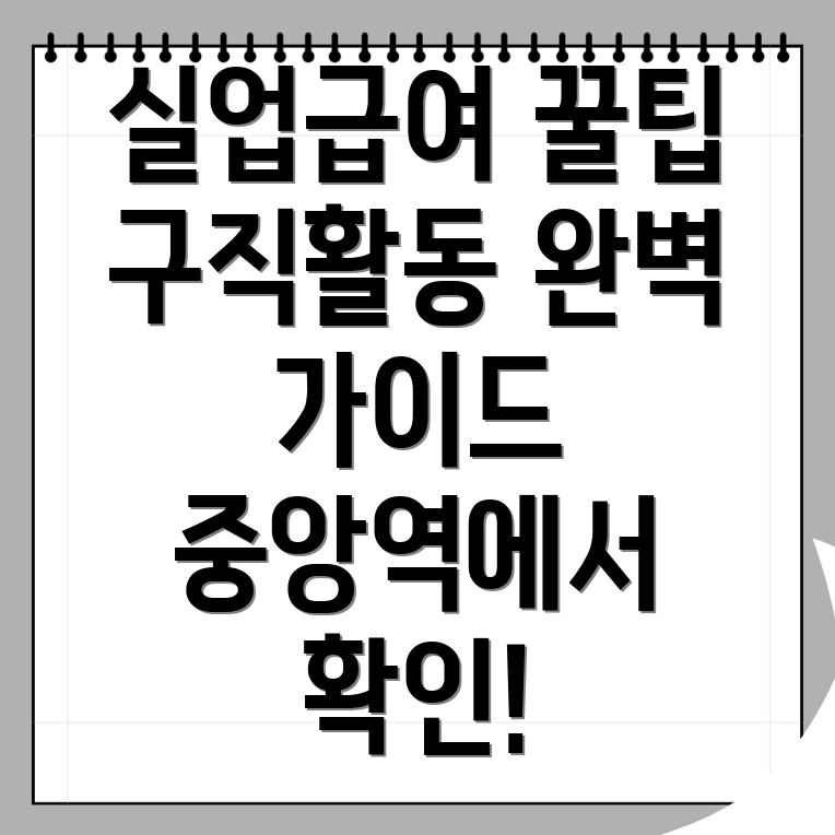 실업급여 신청 방법