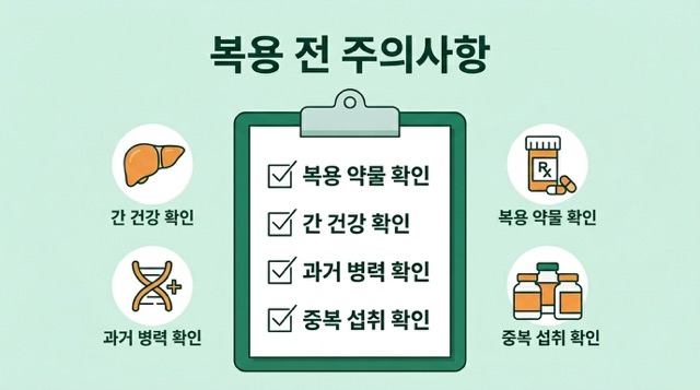 갱년기 영양제 복용 전 주의사항