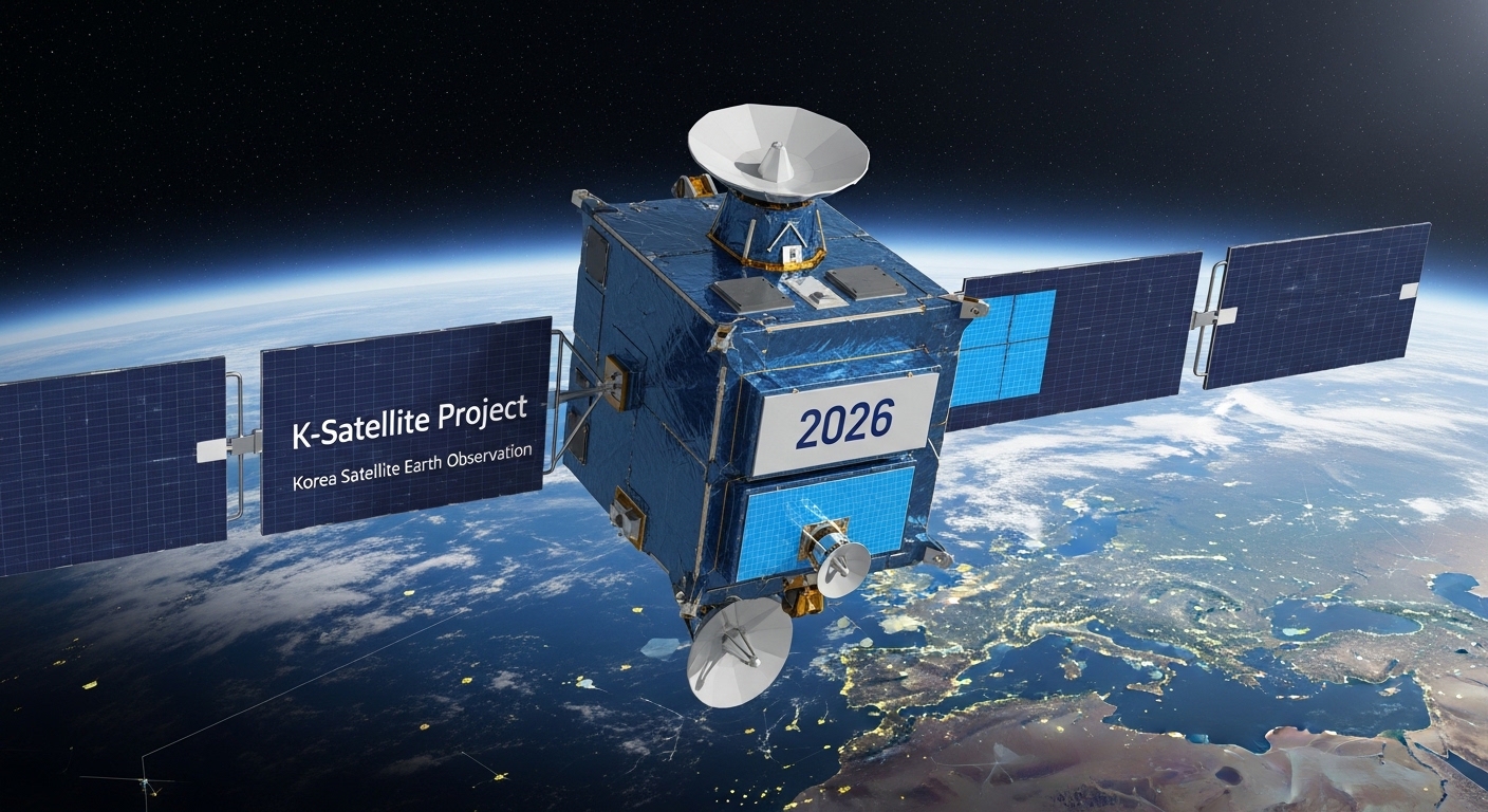 우주항공청 K-위성 프로젝트 한국 인공위성 지구 관측 블루그레이 차분 전문 2026
