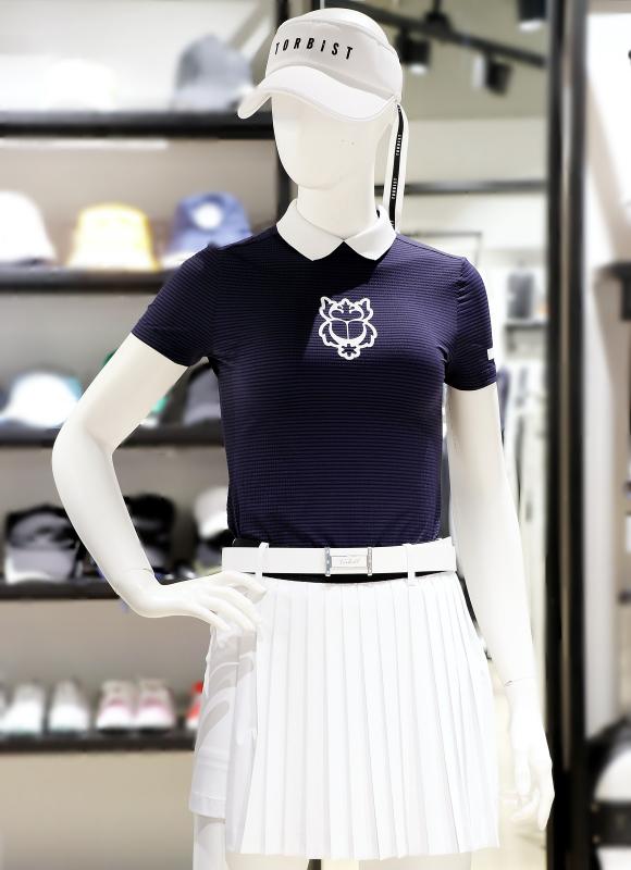 톨비스트 여성 씨어써커 요꼬 티셔츠 GABU4-WKE660DNV