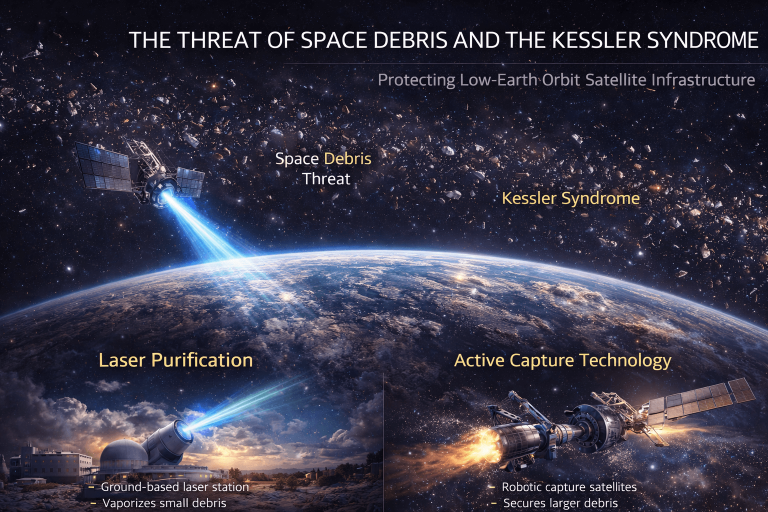 우주 쓰레기의 위협과 케슬러 신드롬