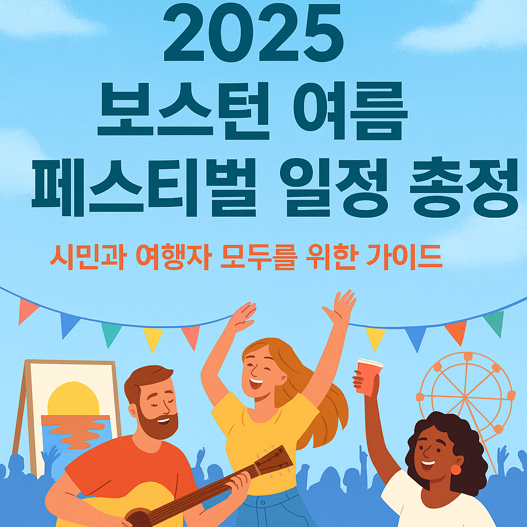 2025 보스턴 여름 페스티벌 일정 총정리