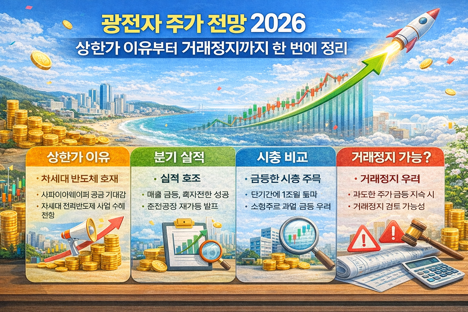 광전자 주가 전망 2026 상한가 이유부터 거래정지까지 한 번에 정리