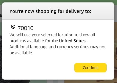 아마존 사이트 주소 변경