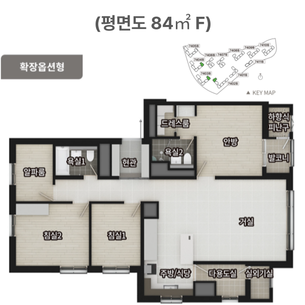 엘리프 검단 포레듀 평면도