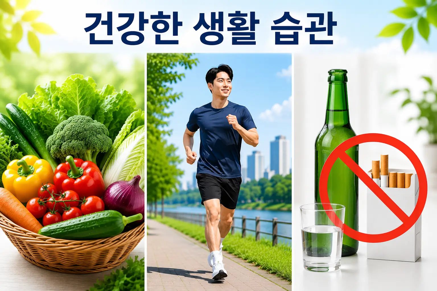 건강하게 살기 위해 실천하는 생활습관