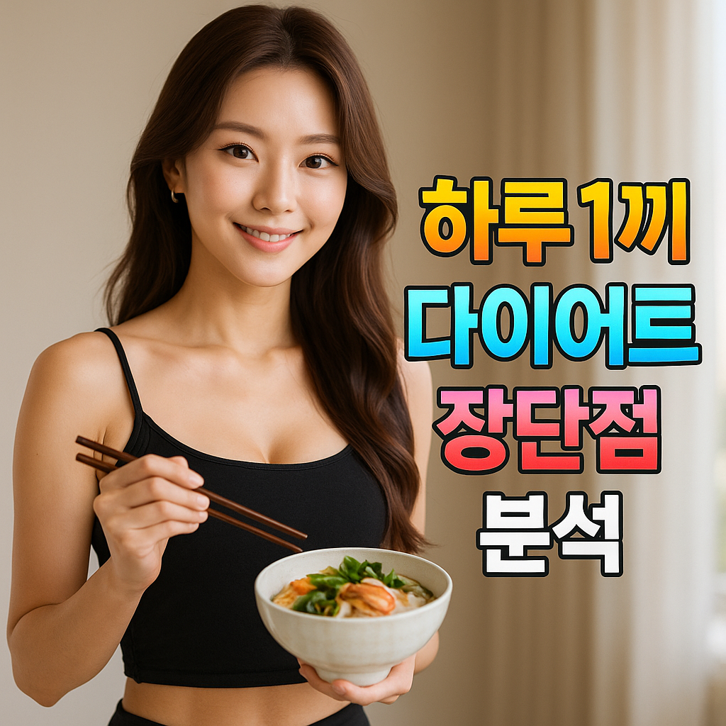 하루 1끼 다이어트, 해봤어? 장단점 분석 총정리!