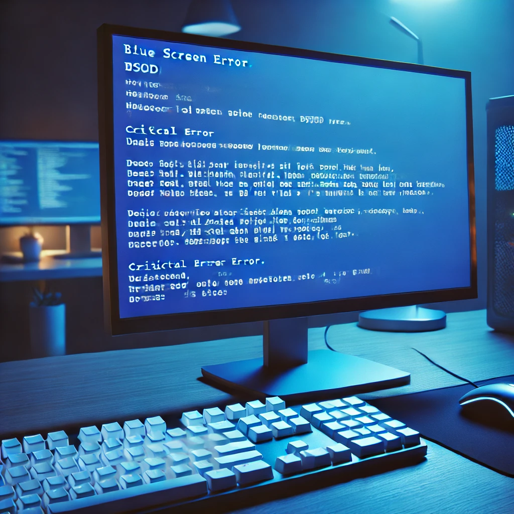 컴퓨터 블루스크린 발생