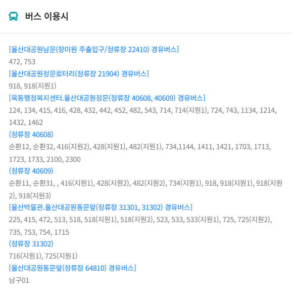대중교통