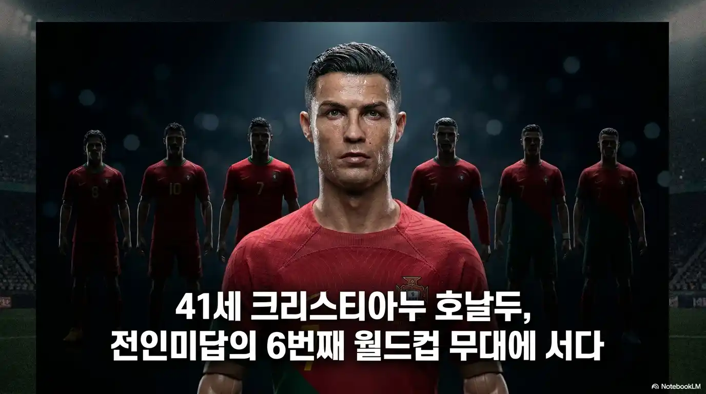 41세 크리스티아누 호날두 역대 최초 6회 연속 월드컵 출전
