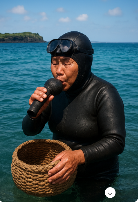 제주 해녀의 숨비소리