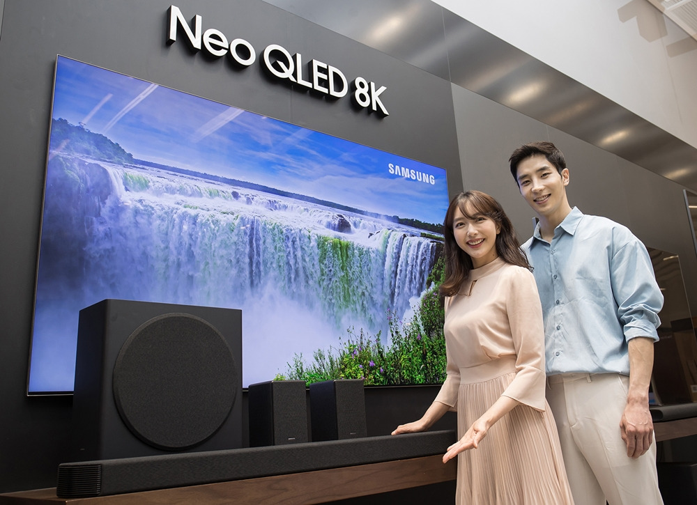 Samsung HW-Q9PEC Soundbar, 11.1.4 channel premium soundbar supporting Dolby Atmos and Q Symphony
