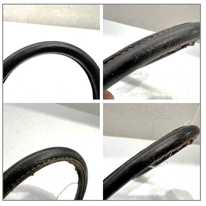 천연가죽 손잡이 마모 현상