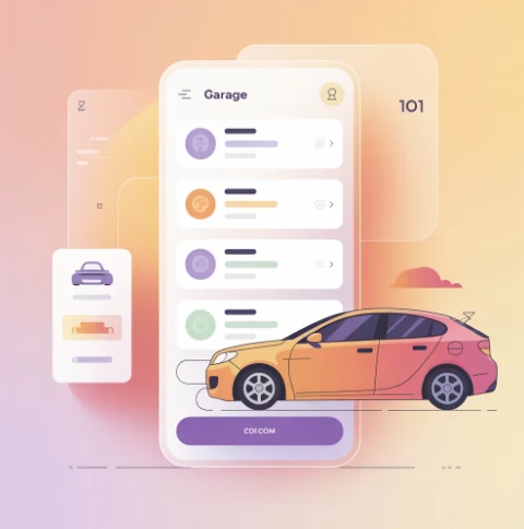 내차고 서비스 앱 대시보드 예시 이미지