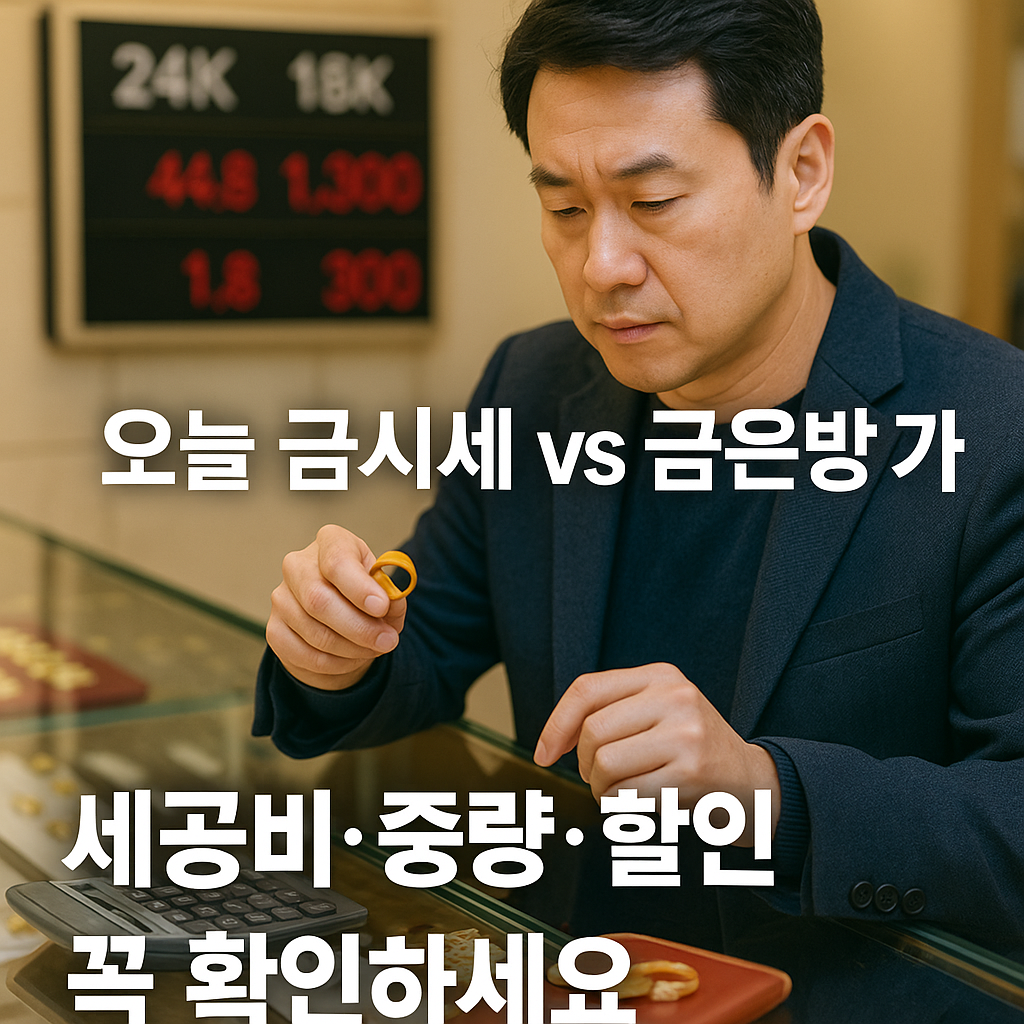 오늘 금시세 금은방가격