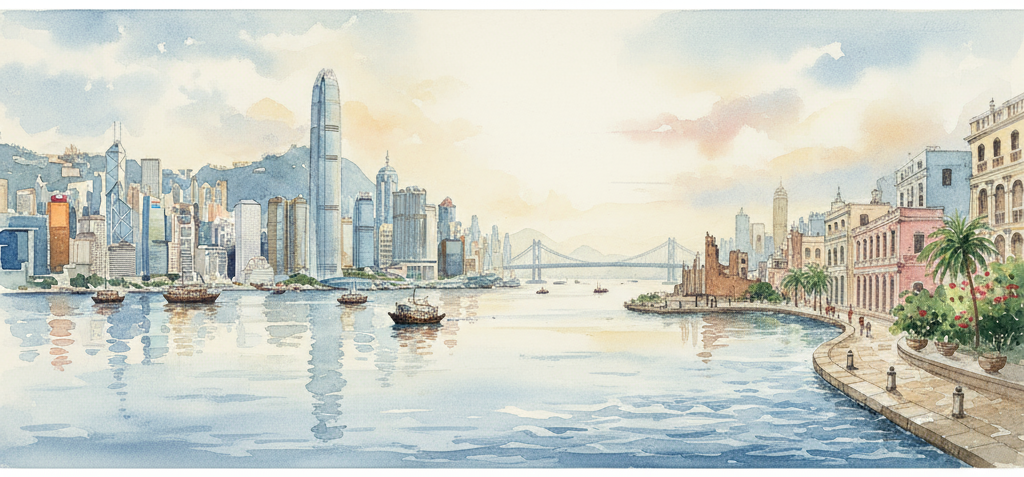 홍콩 마카오 배경