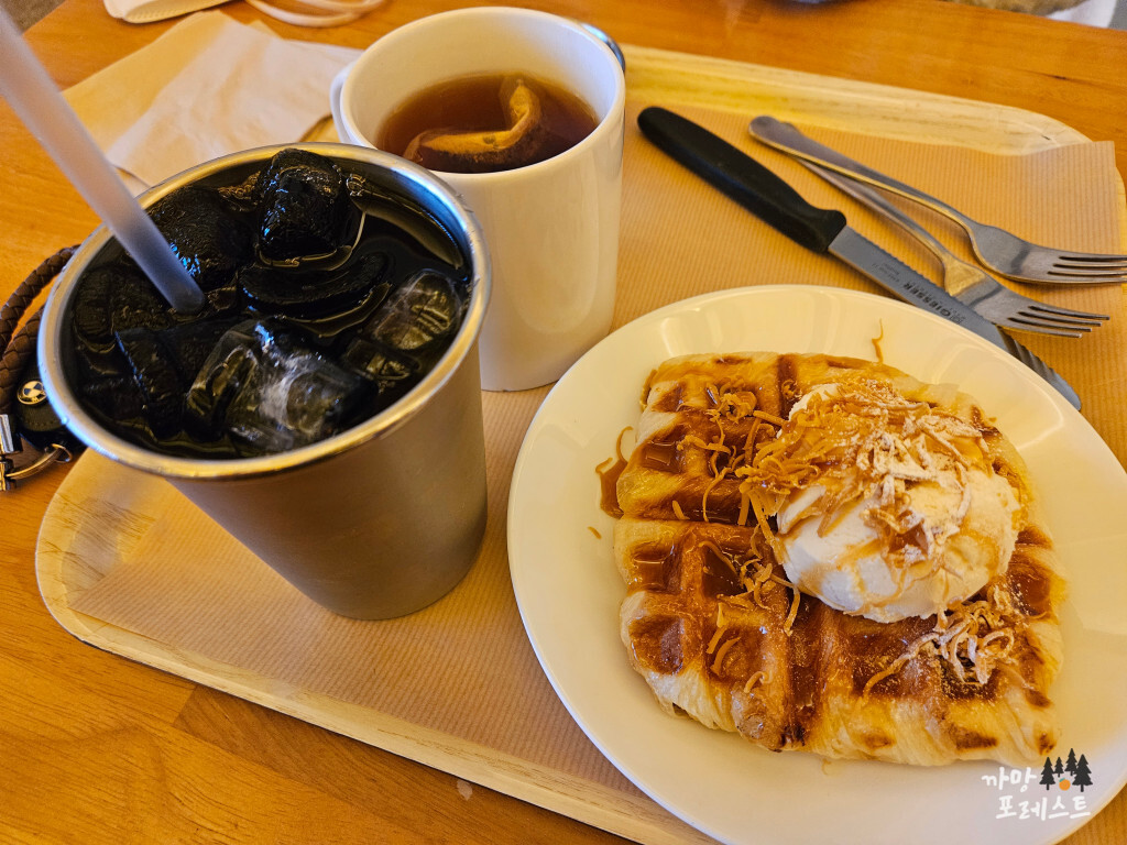 커피트레인 크로플 커피