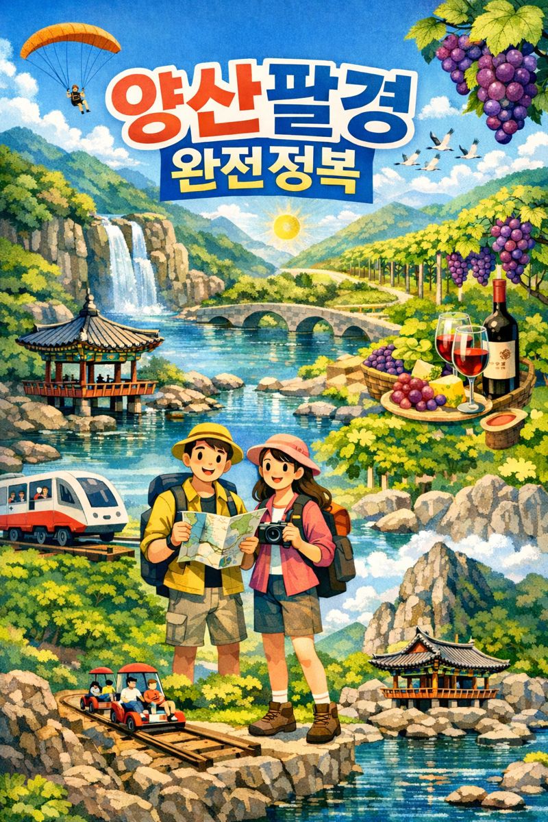 양산팔경 완전정복 (영동, 와인 여행, 팁)