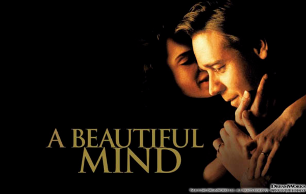영화 뷰티풀 마인드 포스터, 천재 수학자의 삶과 사랑, 현실과 환상의 경계를 그린 작품