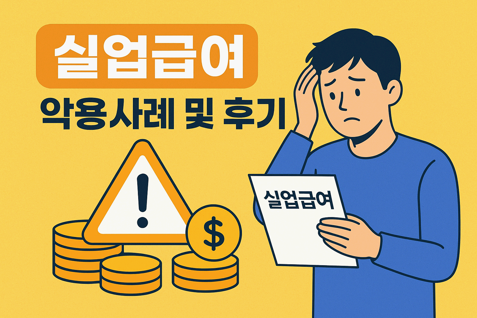 실업급여 악용사례 및 실제 후기 총정리