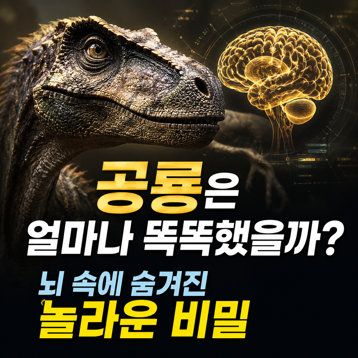공룡은 얼마나 똑똑했을까