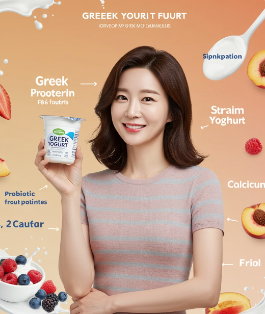 그릭요거트 효능 : 풍부한 단백질&amp;#44; 프로바이오틱스&amp;#44; 칼슘 함유